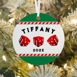 Bunco Game Collectible Metalen Ornament