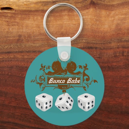 bunco game design sleutelhanger (Voorkant)