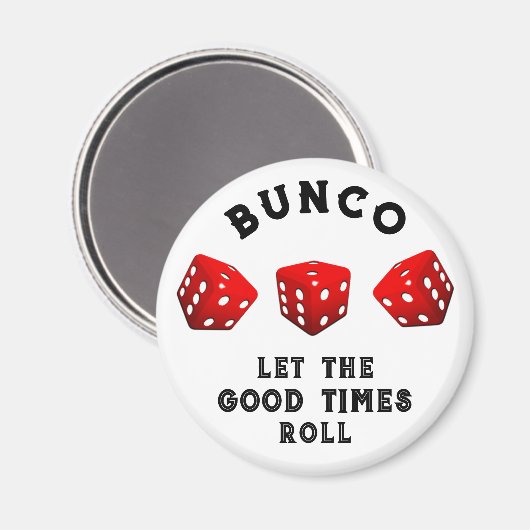 Bunco Game Magneet (Voorkant / Achterkant)