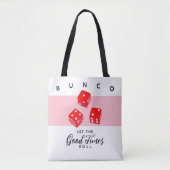 Bunco Game Night Canvas tas (Voorkant)