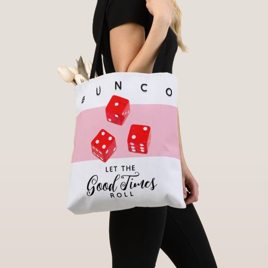 Bunco Game Night Canvas tas (Dichtbij)