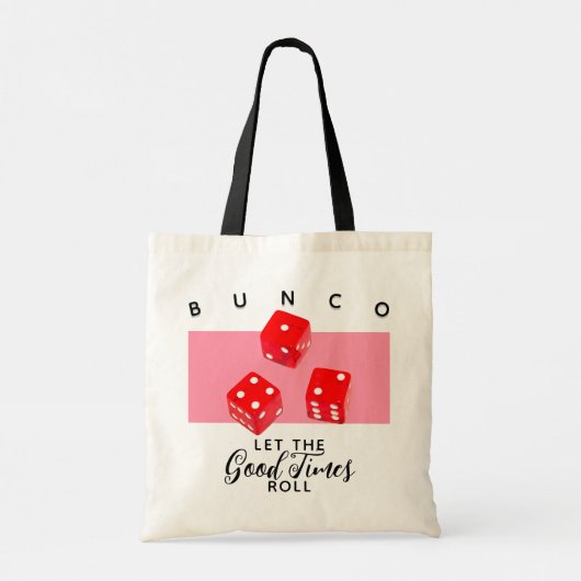 Bunco Game Night Canvas tas (Achterkant)