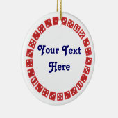 Bunco Game Night Gift Keramisch Ornament (Rechts)