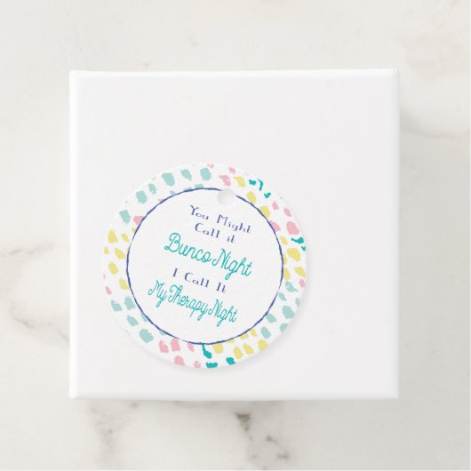 Bunco Game Prijs Grappig Bedankjes Labels (In situ)