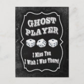 Bunco Ghost Player Briefkaart (Voorkant)