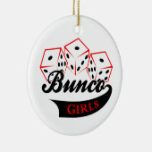 Bunco Girls Keramisch Ornament (Rechts)