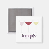 Bunco Girls Magneet (Voorkant / Achterkant)