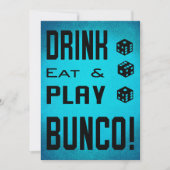 Bunco Girls Night Out Bunco Dice Kaart (Voorkant)