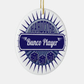 Bunco Girls Night Out Lucky Dice Keramisch Ornament (Rechts)