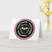 bunco goede vrienden kaart (Gele Bloem)