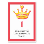 Bunco Gold Crown Table van 5 Kaart (Achterkant)