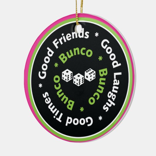 bunco good bevriende versiering keramisch ornament (Links)