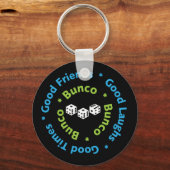 bunco good bevriezing dice sleutelhanger (Voorkant)