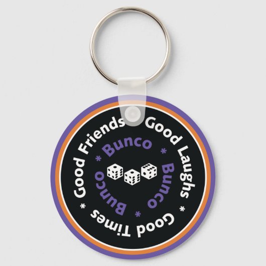 Bunco Good Friends - Paars Sleutelhanger (Voorkant)