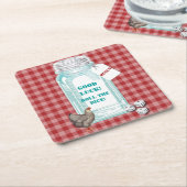 Bunco Good Luck Roll the Dice Country Western Kartonnen Onderzetters (Schuin)