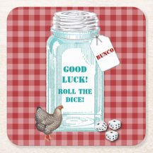 Bunco Good Luck Roll the Dice Country Western