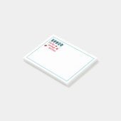 Bunco Good Times Friends Retro Dice Post-it® Notes (Schuin)