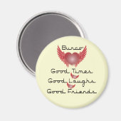 bunco good times met hart en vleugels magneet (Voorkant / Achterkant)