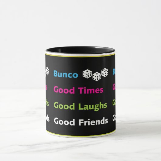 bunco good vrienden mok design (Midden)