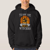 Bunco gooit de Dice Witches Bunco Game Halloween Hoodie (Voorkant)