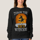 Bunco gooit de Dice Witches Bunco Game Halloween Trui (Voorkant)