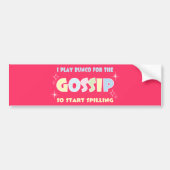 Bunco Gossip Bumpersticker (Voorkant)