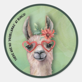 Bunco Grappig Quote Lllama Ronde Sticker