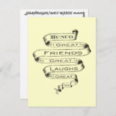 Bunco Great Friends Briefkaart (Voorkant / Achterkant)