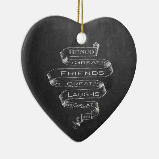 Bunco Great Friends Keramisch Ornament (Rechts)