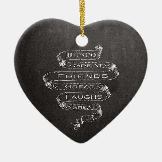 Bunco Great Friends Keramisch Ornament (Voorkant)