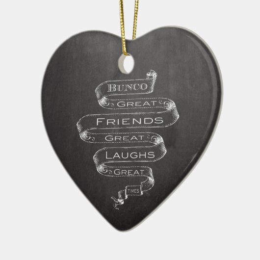 Bunco Great Friends Keramisch Ornament (Links)