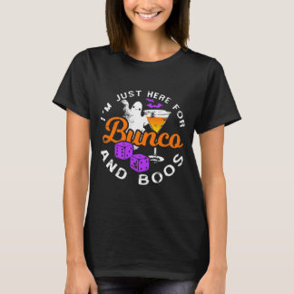 Bunco Halloween Drinking Funny Bunco T-shirt