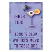Bunco Halloween Tafel Kaart - Tabel 2 Drink (Voorkant)