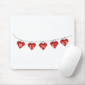 Bunco Heart Banner Muismat (Met muis)