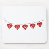 Bunco Heart Banner Muismat (Voorkant)