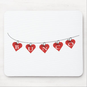 Bunco Heart Banner Muismat
