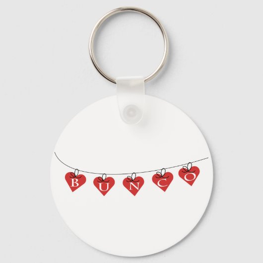 Bunco Heart Banner Sleutelhanger (Voorkant)