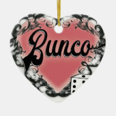 Bunco Heart tattoo Holiday ornament (Voorkant)