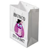 Bunco Het is een Hoot Medium Cadeauzakje (Voorkant Gekanteld)
