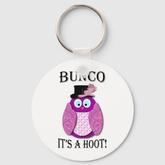 Bunco - Het is een Hoot" Sleutelhanger (Voorkant)