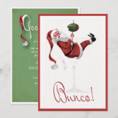 Bunco Holiday Kaart (Voorkant / Achterkant)