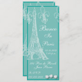 Bunco in Parijs uitnodiging door Artinsped (Voorkant / Achterkant)