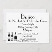 Bunco Invite Kaart (Achterkant)