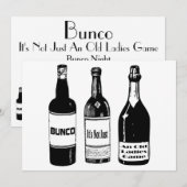 Bunco Invite Kaart (Voorkant / Achterkant)
