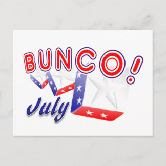 bunco july briefkaart