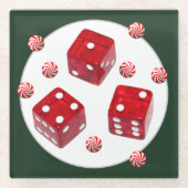 Bunco kerkerkeramisch Ornament Onderzetter Glazen Onderzetter (Voorkant)