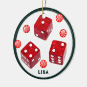 Bunco Kerst Keramiek Ornament (Links)