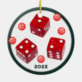 Bunco Kerst Keramiek Ornament (Achterkant)