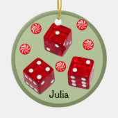 Bunco Kerst Keramische Versiering Keramisch Ornament (Voorkant)