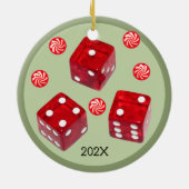 Bunco Kerst Keramische Versiering Keramisch Ornament (Achterkant)